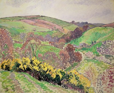 Das Tal, Blackpool, 1913 von Lucien Pissarro